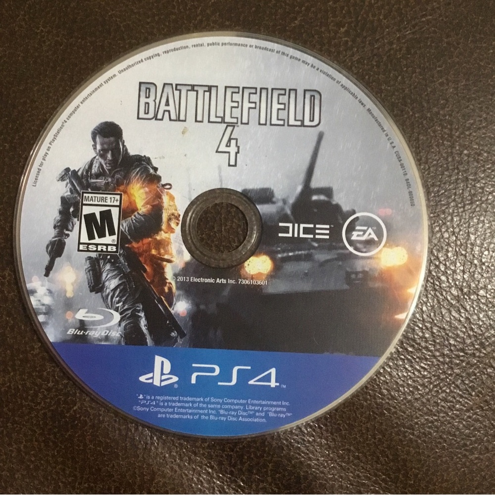 Sony‎ Playstation 4 (PS4) Battlefield 4 Epic Military Shooter Game Disc Only